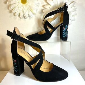 Badgley Mischa Tattoo Painted Heels